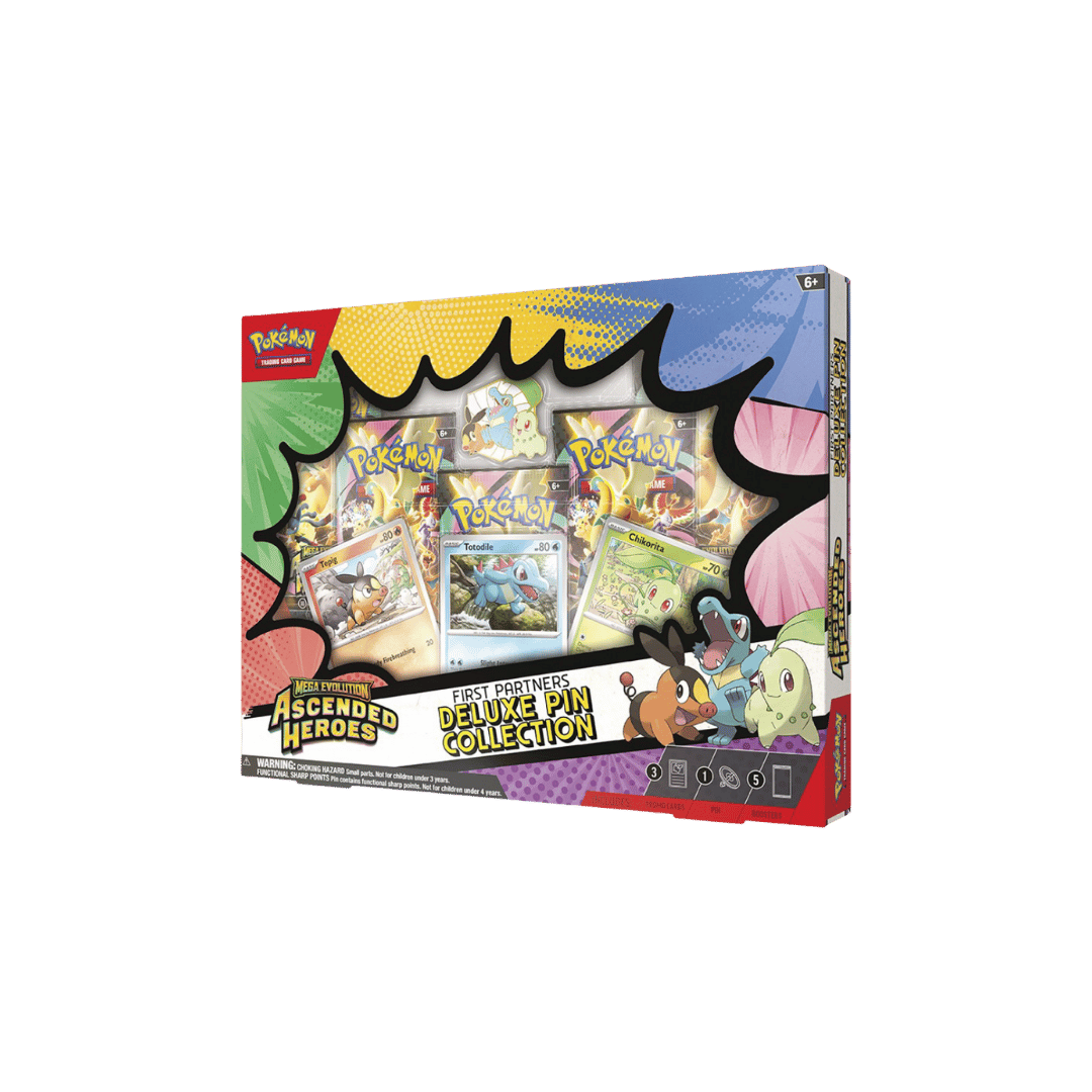 Colección Ascended Heroes First Partners Deluxe Pin Collection | POKÉMON | Inglés