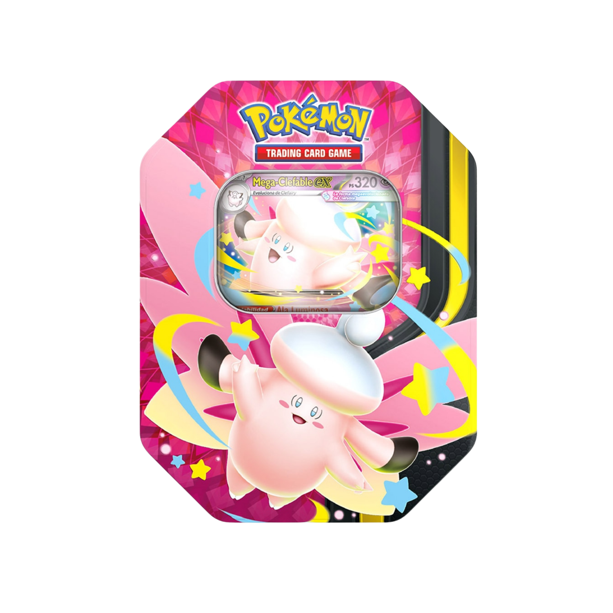 Tin Mega Moonlit — Mega Gengar ex / Mega Clefable ex | POKÉMON | Inglés