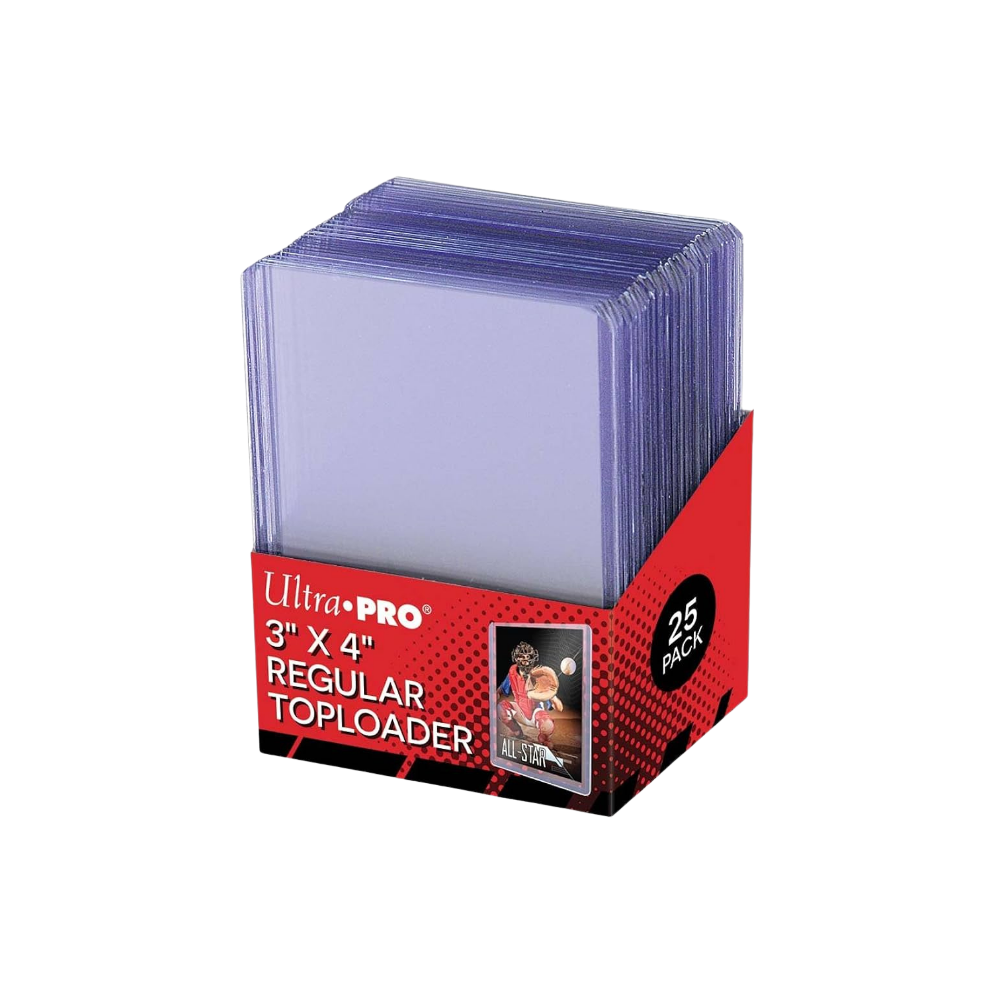 Ultra Pro Toploader Regular 3"×4" Pack 25 uds