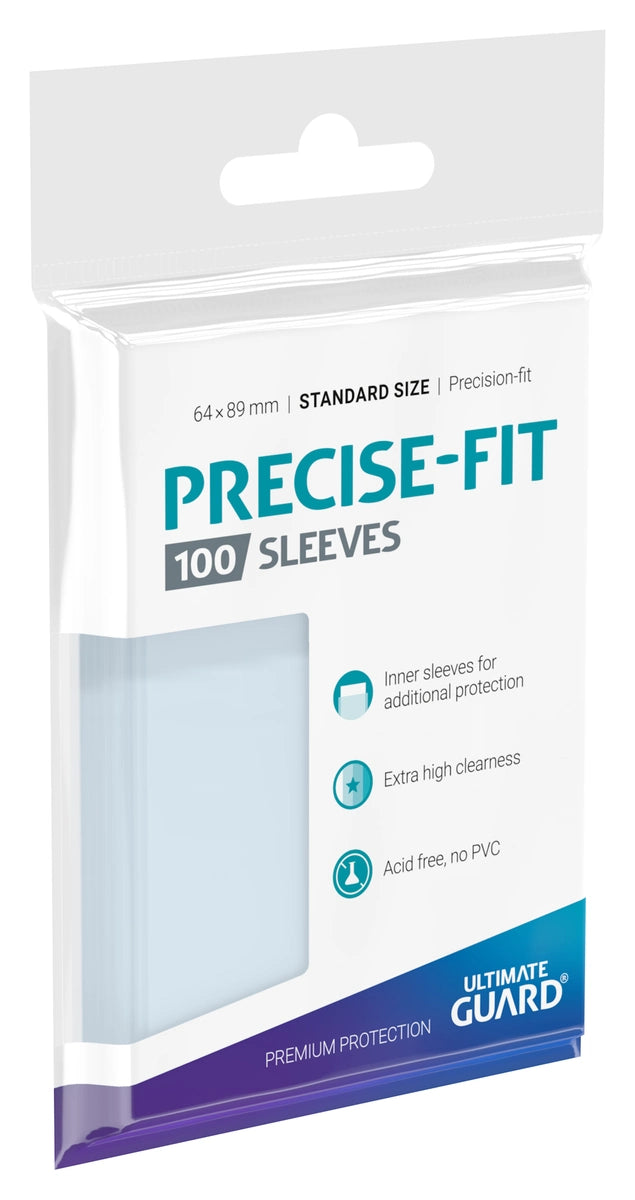 Ultimate Guard Precise-Fit Sleeves, pack de 100 fundas interiores transparentes