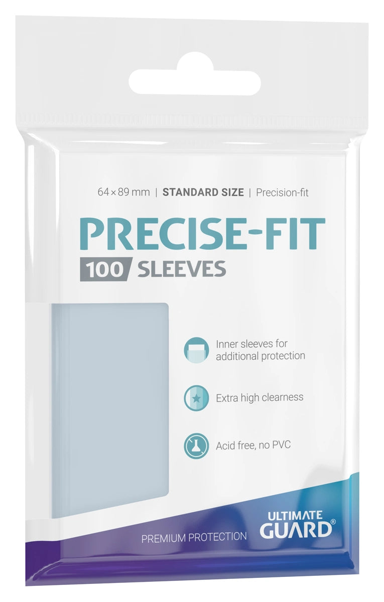 Ultimate Guard Precise-Fit Sleeves, pack de 100 fundas interiores transparentes