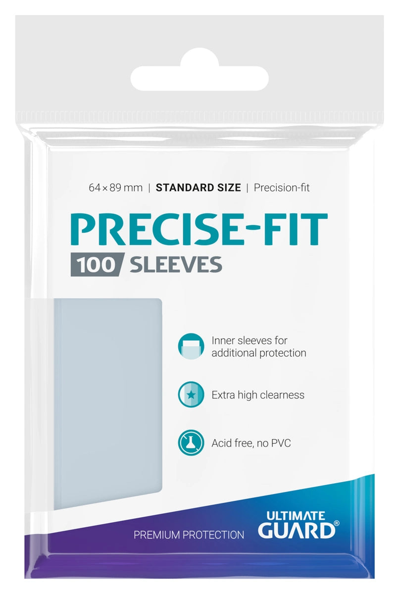 Ultimate Guard Precise-Fit Sleeves, pack de 100 fundas interiores transparentes