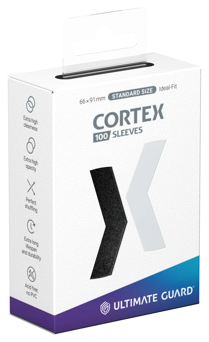 Ultimate Guard Cortex Sleeves negro, pack de 100 fundas premium