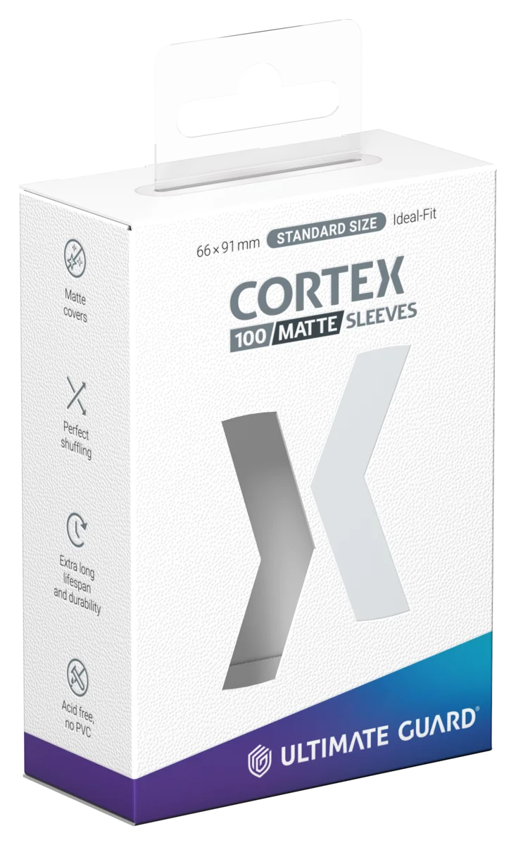 Ultimate Guard Cortex Sleeves Matte transparente, pack de 100 fundas premium