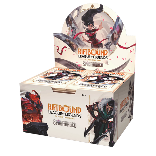 Booster Box Spiritforged de Riftbound League of Legends, caja de 24 sobres en inglés