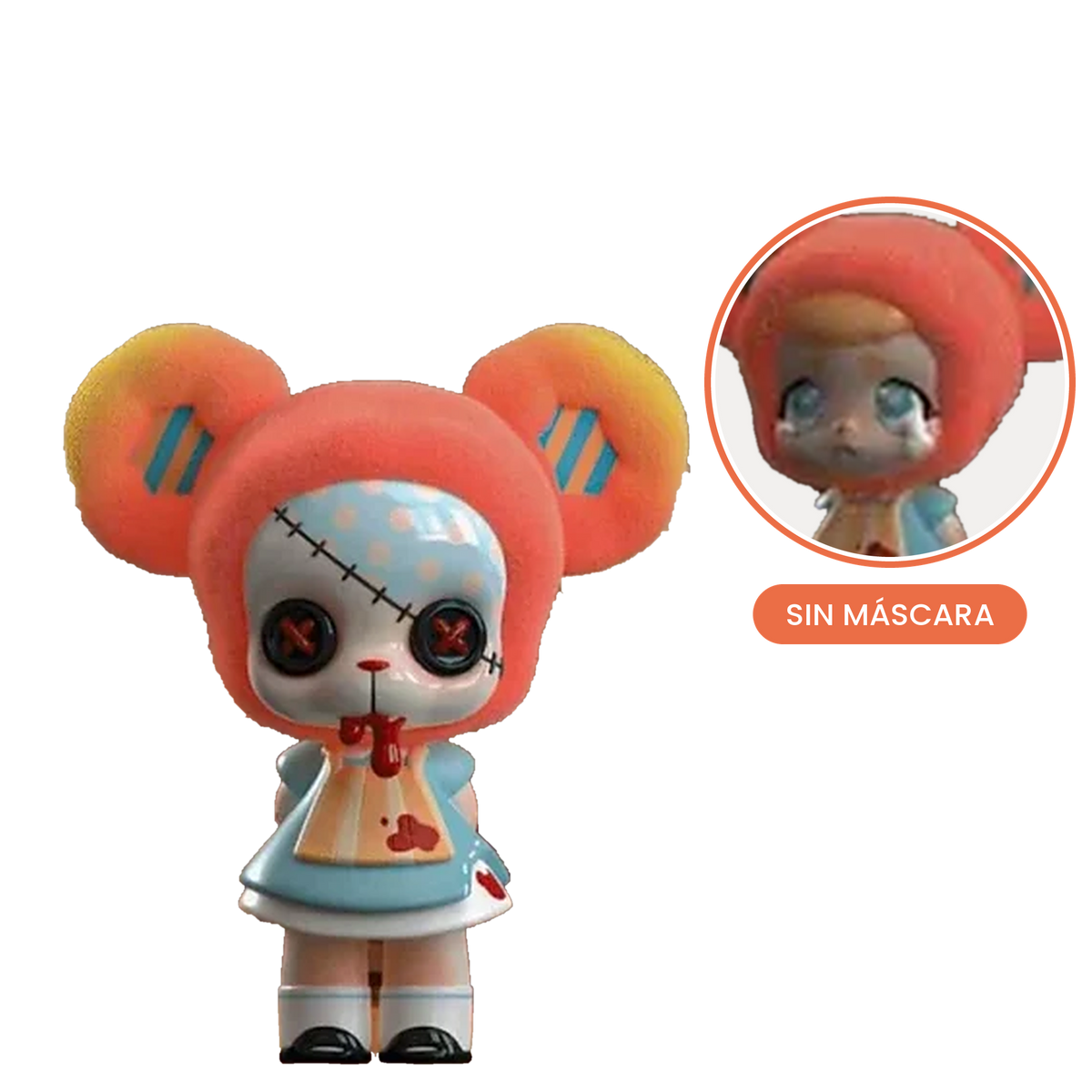 Figura Nightmare Bear, Kasa 1.0 I'm Not a Bad Guy (con y sin máscara)