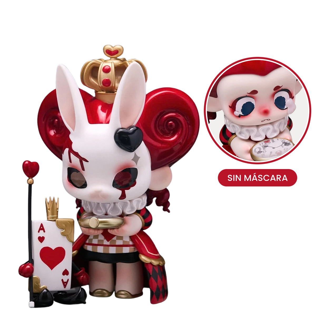 Figura secreta Queen of Hearts, Kasa 1.0 I'm Not a Bad Guy (con y sin máscara)