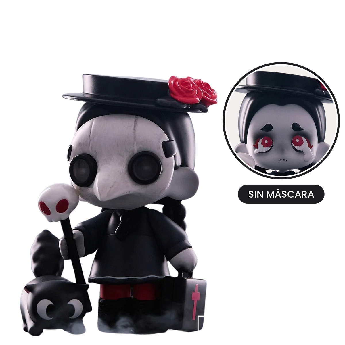 Figura Raven Doctor, Kasa 1.0 I'm Not a Bad Guy (con y sin máscara)