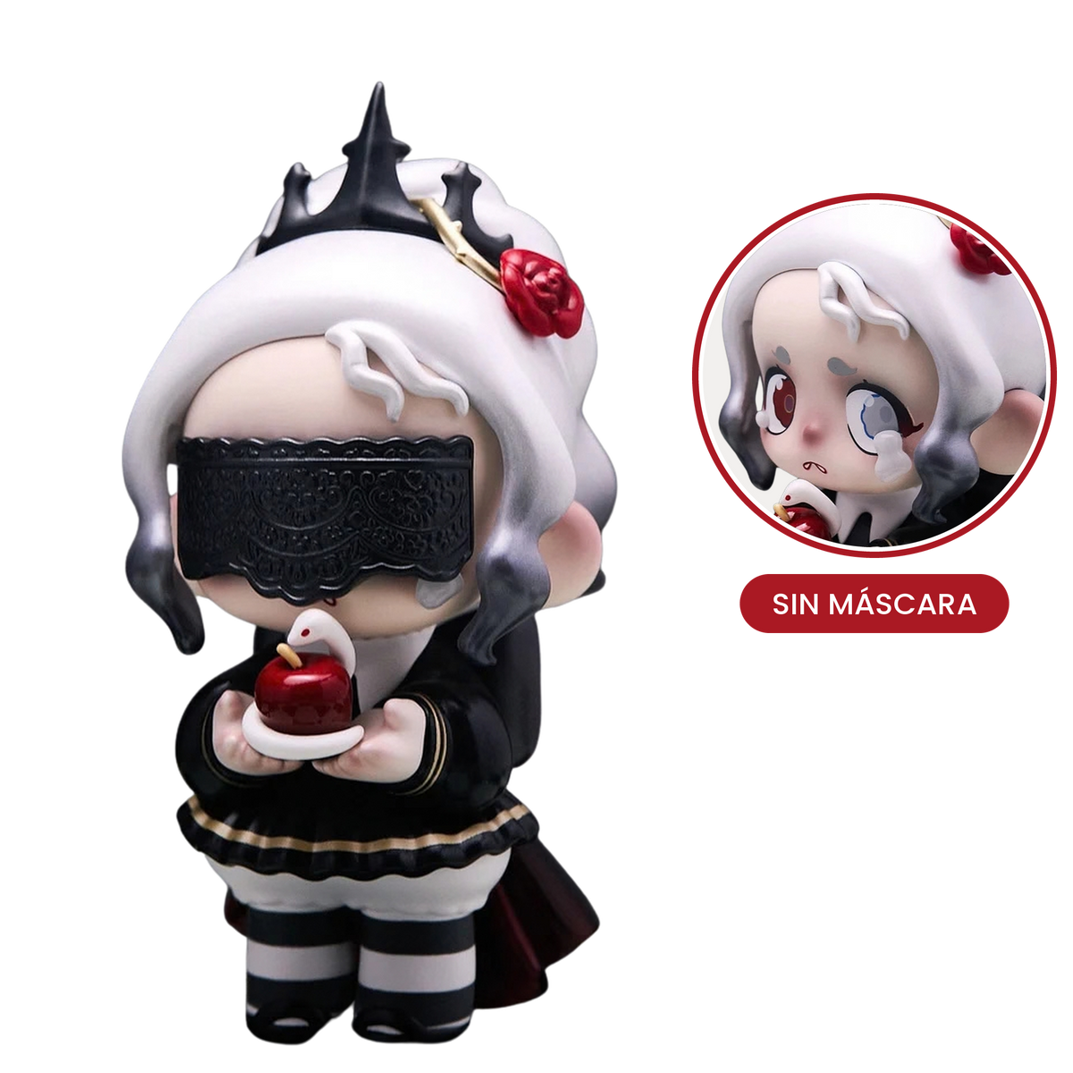 Figura Snake Fruit Witch, Kasa 1.0 I'm Not a Bad Guy (con y sin máscara)