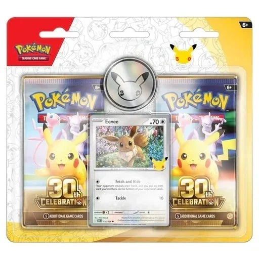 Blíster 2 sobres Eevee · 30th Celebration