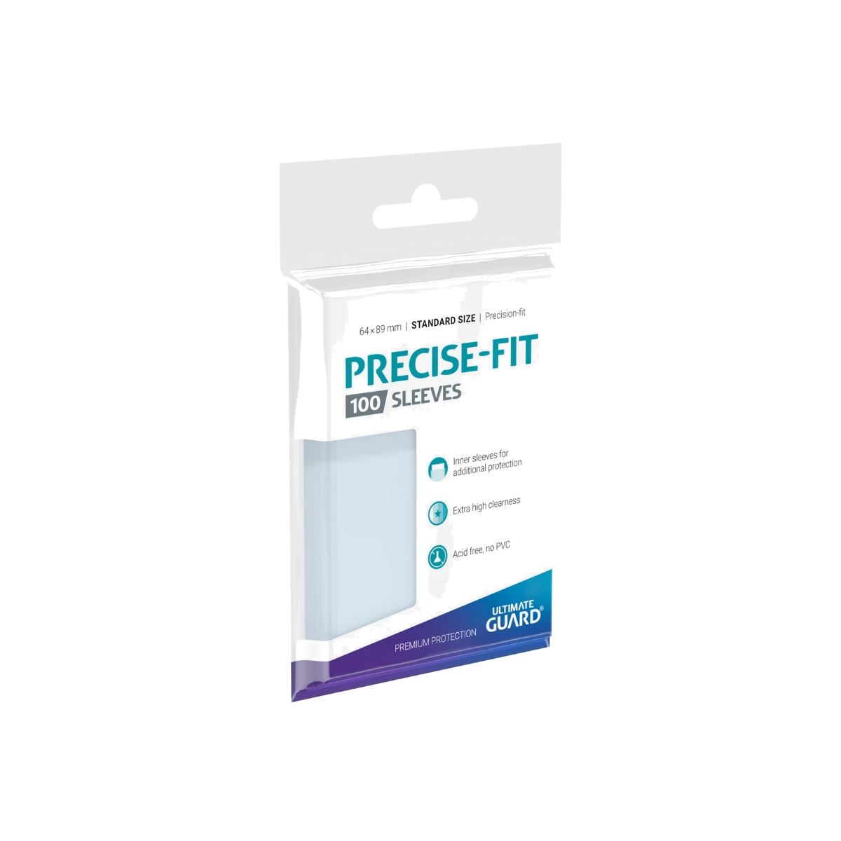 Ultimate Guard Precise-Fit Sleeves, pack de 100 fundas interiores transparentes